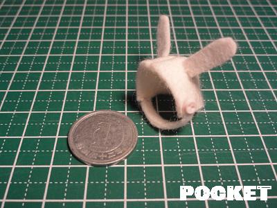 Feltでうさぎ帽子の作り方 手順 7 人形 おもちゃ アトリエ ハンドメイドレシピ 作り方 と手作り情報サイト