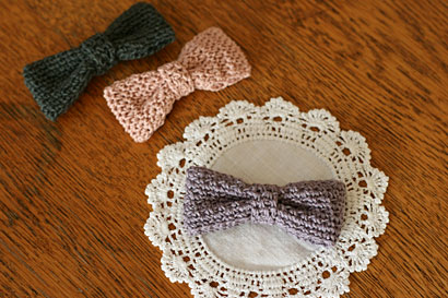 タイプb かわいい編み地で おとなリボンの作り方 その他 ファッション アトリエ ハンドメイドレシピ 作り方 と手作り情報サイト