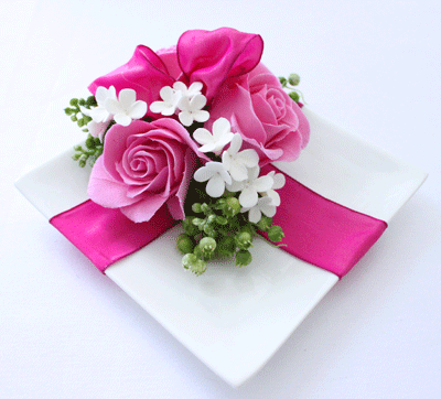 クレイフラワーで作る小さなアレンジメントの作り方 その他 その他 アトリエ ハンドメイドレシピ 作り方 と手作り情報サイト