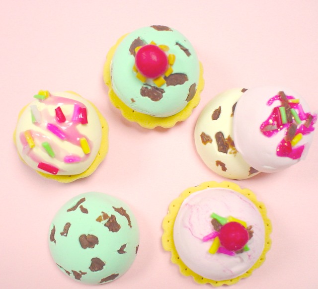 アイスクリームのマグネットの作り方 手順 4 その他 アート 写真 アトリエ ハンドメイドレシピ 作り方 と手作り情報サイト