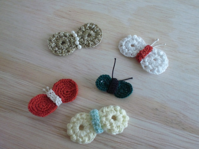 ちょうちょのモチーフの作り方 その他 ファッション アトリエ ハンドメイドレシピ 作り方 と手作り情報サイト