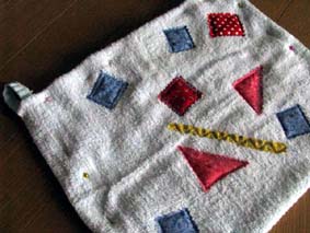 かわい子ちゃん雑巾の作り方 手順 4 その他 その他 アトリエ ハンドメイドレシピ 作り方 と手作り情報サイト