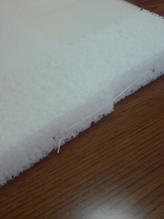 ホテルの使い捨てボディスポンジで座布団 の作り方 手順 2 その他 その他 アトリエ ハンドメイドレシピ 作り方 と手作り情報サイト