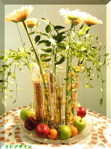 試験管のフラワー コレクション ライトの作り方 その他 アート 写真 アトリエ ハンドメイドレシピ 作り方 と手作り情報サイト