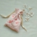 半衿リメイク＊刺繍の巾着袋