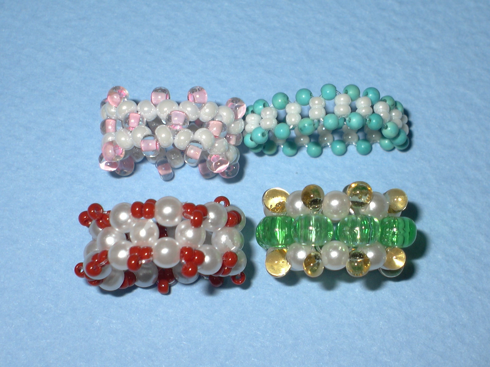 ビーズ8の字編み 指輪の作り方の作り方 手順 17 その他 その他 アトリエ ハンドメイドレシピ 作り方 と手作り情報サイト