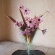 竹の皮で花留め
