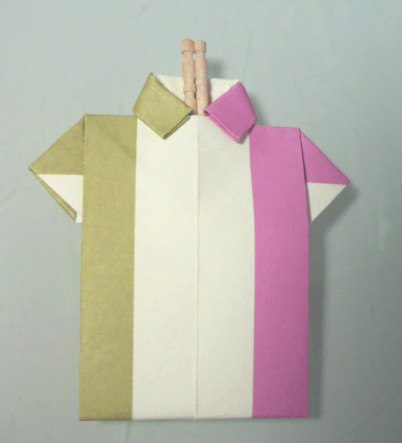 Aloha 柄シャツようじ入れの作り方 手順 18 折り紙 紙小物 ステーショナリー アトリエ ハンドメイドレシピ 作り方 と手作り情報サイト