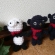 黒い双子とパンダ風♪