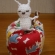 残り糸で…うひひウサギ