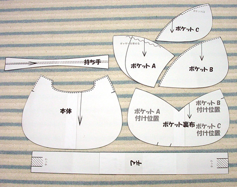 自作のバッグデザイン画をイラストレーターで製図するの作り方 手順 9 その他 その他 アトリエ ハンドメイドレシピ 作り方 と手作り情報サイト