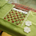 テープメーカーで簡単パッチワーク風モチーフ