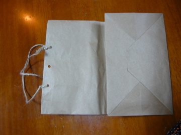 紙袋の口にかわいくリボンの作り方 手順 1 その他 紙小物 ステーショナリー アトリエ ハンドメイドレシピ 作り方 と手作り情報サイト