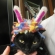 猫用うさぎ耳帽子