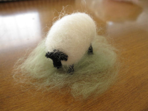 ちびひつじの作り方 人形 おもちゃ アトリエ ハンドメイドレシピ 作り方 と手作り情報サイト