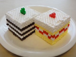 アイロンビーズ 立体ケーキ の作り方 手順 3 その他 その他 アトリエ ハンドメイドレシピ 作り方 と手作り情報サイト