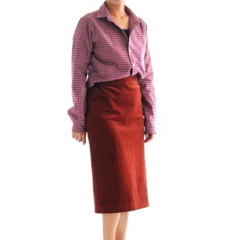 長方形を直線裁ちして作るペンシルスカートの作り方 その他 その他 アトリエ ハンドメイドレシピ 作り方 と手作り情報サイト