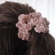 ピンクの紫陽花のシュシュ