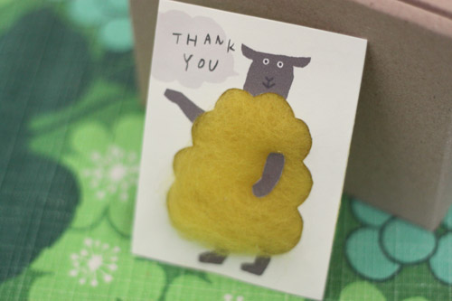 もこもこひつじのメッセージカードの作り方 その他 紙小物 ステーショナリー アトリエ ハンドメイドレシピ 作り方 と手作り情報サイト