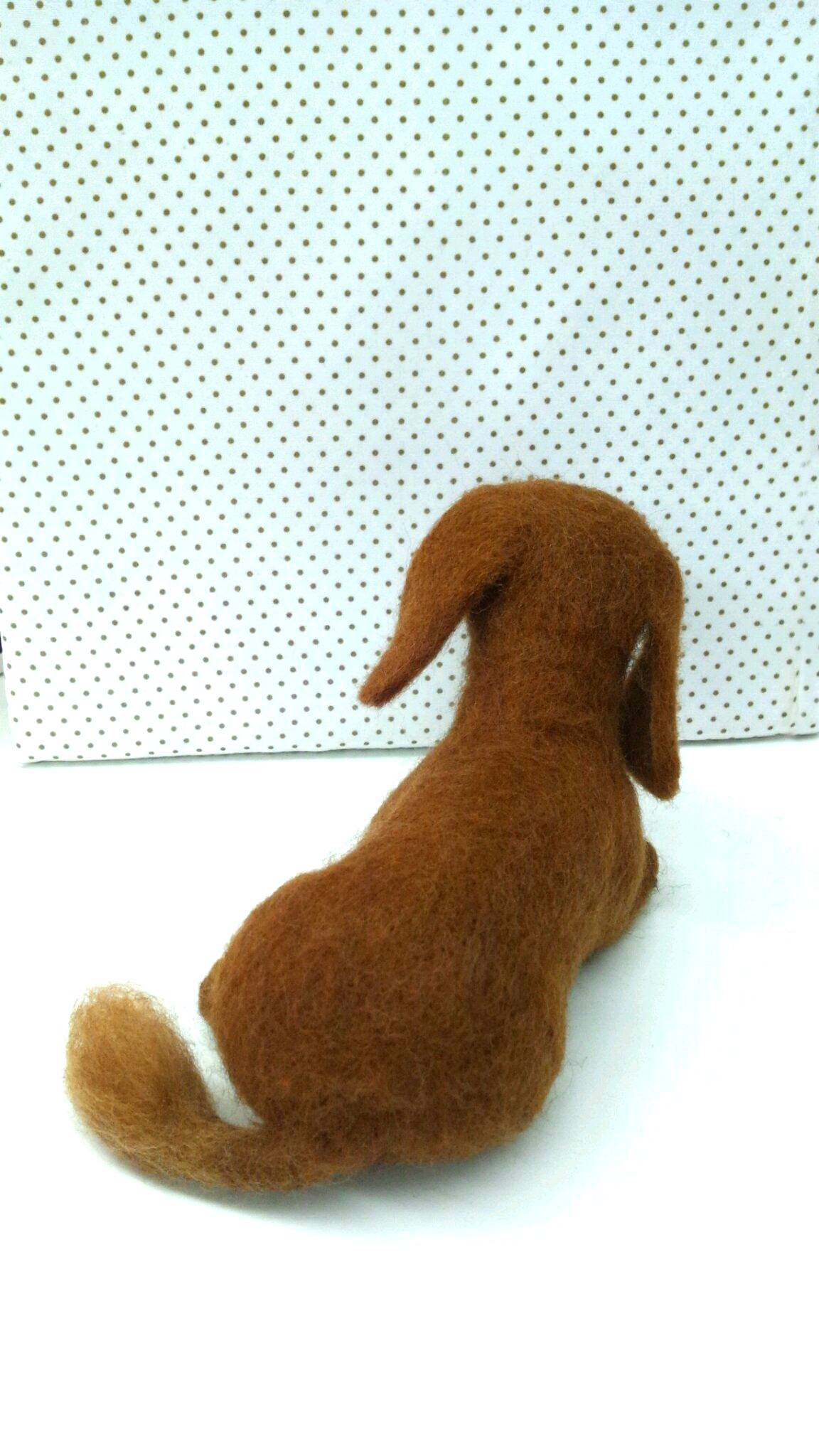 羊毛フェルト ダックスのもみじちゃんの作り方 手順 3 ぬいぐるみ ぬいぐるみ 人形 アトリエ ハンドメイドレシピ 作り方 と手作り情報サイト